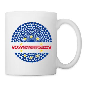 Cap-Vert / Cap Vert / Cabo Verde Amour Mandala - Mug blanc - blanc - Droite