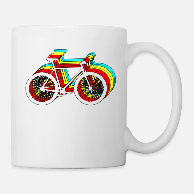 fahrrad - Tasse - Weiß