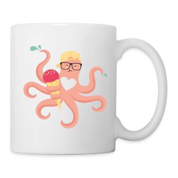 OCTOPUS WITH ICE - Tasse - Weiß - Rechts