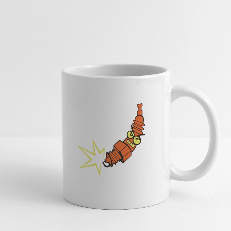 Spark plug with color changing function Mug