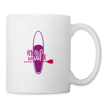Ich bin SUPer - Tasse - Weiß - Rechts