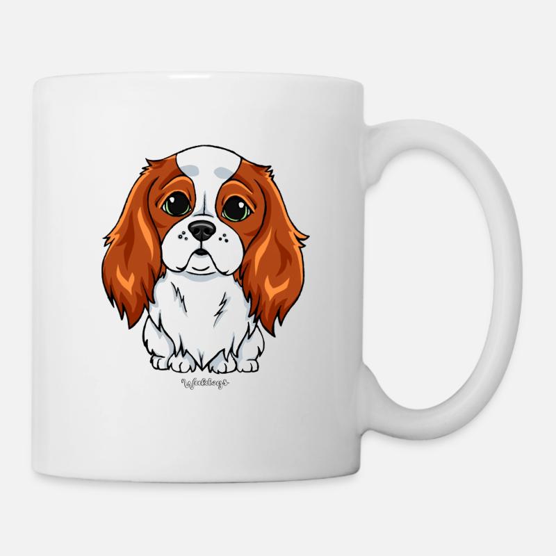 Unbekümmerter König Charles Cutie - Tasse - Weiß