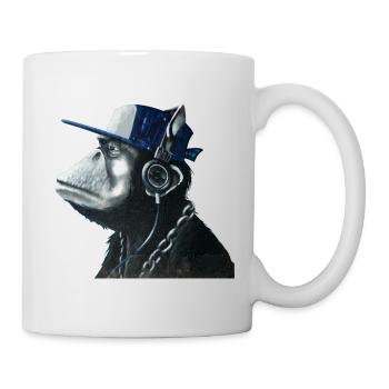 Singe graffiti by customStyle - Mug blanc - blanc - Droite