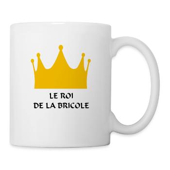 Le roi de la bricole - Mug blanc - blanc - Droite