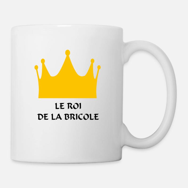 Le roi de la bricole - Mug blanc - blanc