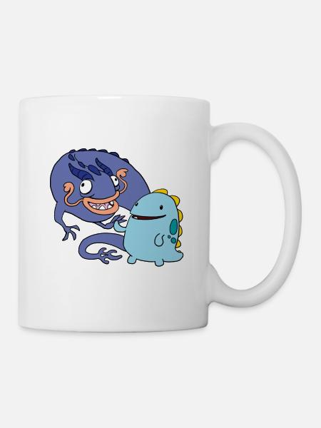 Derpy Dragons - Mug - white