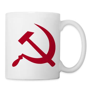 Communisme (V) - Mug blanc - blanc - Droite