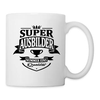 ausbilder nummer eins - Tasse - Weiß - Rechts