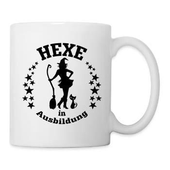 Hexe in Ausbildung - Tasse - Weiß - Rechts
