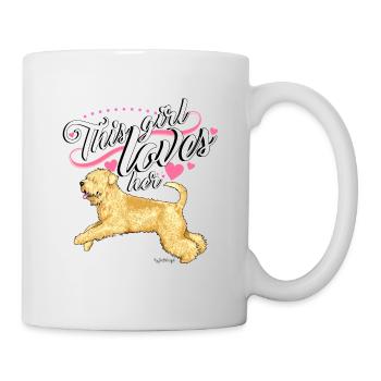 Wheaten Terrier Girl 2 - Mug blanc - blanc - Droite