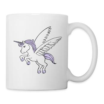 Unicorn with wings - Mug - white - Right