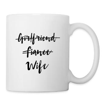 Petite amie de Fiancé Wife - Mug blanc - blanc - Droite