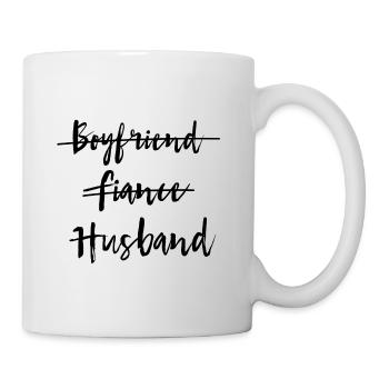 Petit ami de Fiancé à Mari - Mug blanc - blanc - Droite