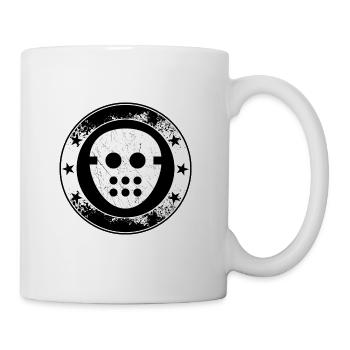 Eishockey Emblem - Hockey Bully Powerplay Puck - Tasse - Weiß - Rechts