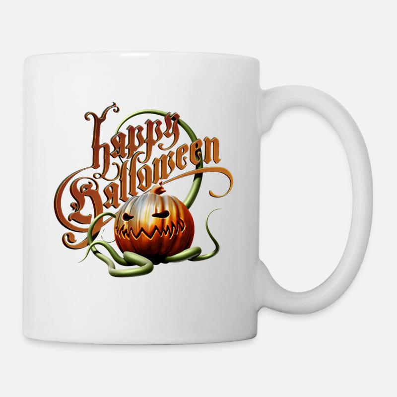 happy halloween 3D - Mug - white