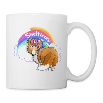Shelticorn Fauve - Mug blanc - blanc - Droite