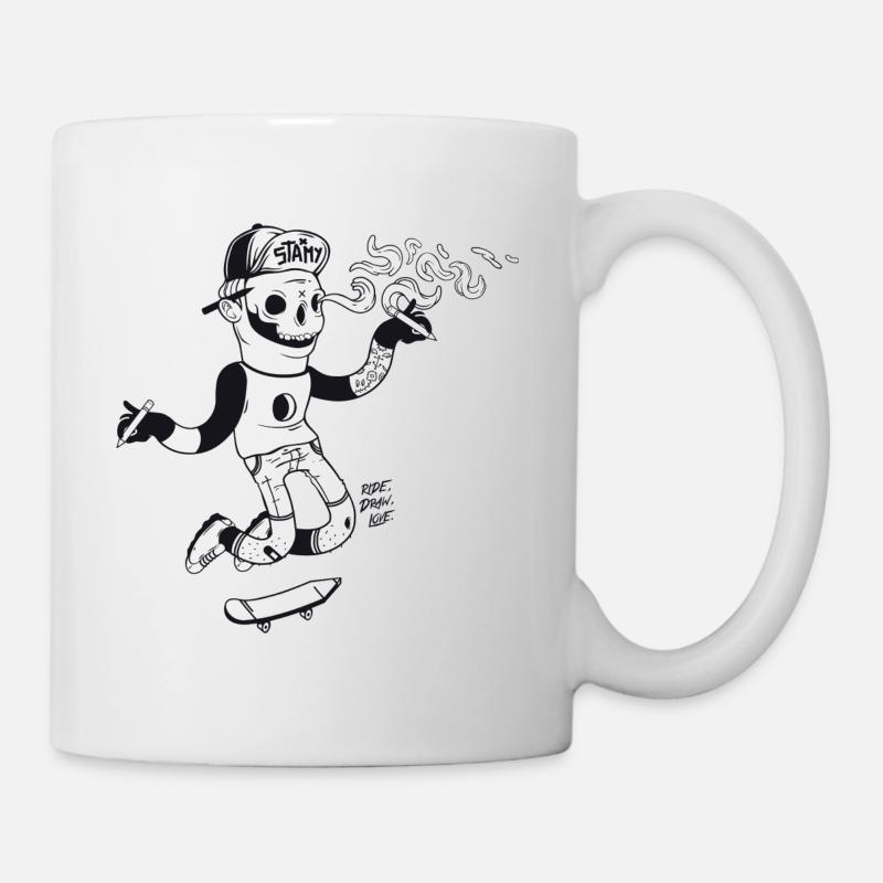 Sta * my T-shirt - Mug - white