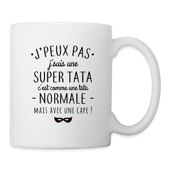 Super tata - Mug blanc - blanc - Droite