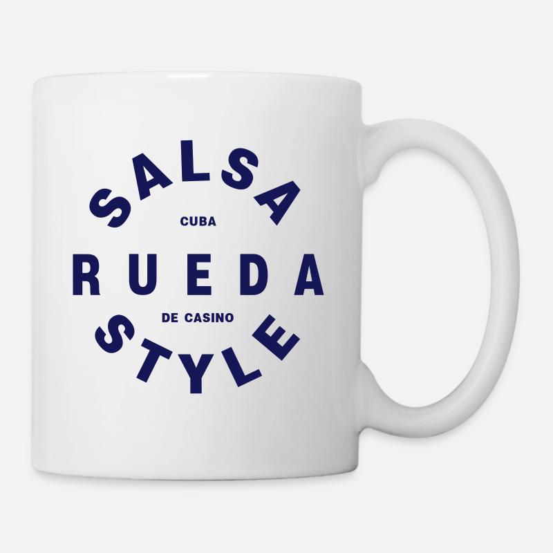 Salsa Rueda Style - Salsa Dance Fashion - Mug blanc - blanc