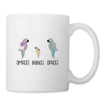 Omagei Babygei (Mädchen) Opagei - Tasse - Weiß - Rechts