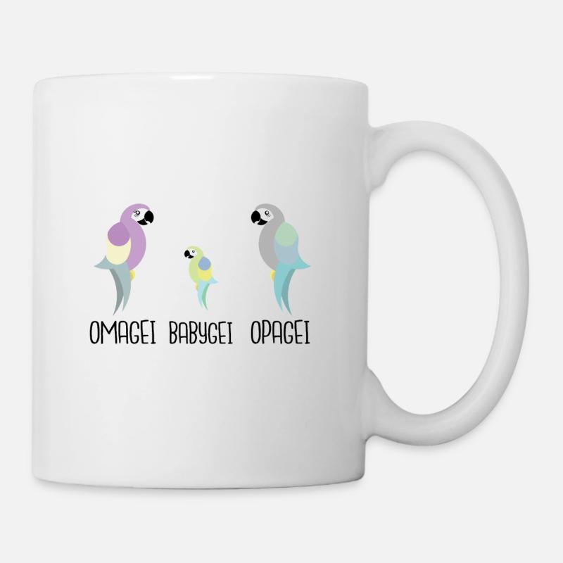 Ihr werdet Großeltern: Omagei und Opagei - Tasse - Weiß