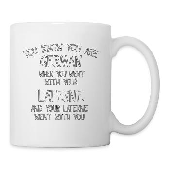 Typique ALLEMANDE COOL FUNNY LANTERNE - Mug blanc - blanc - Droite