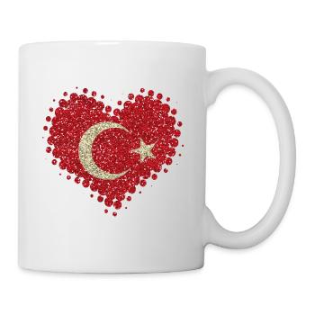 J'aime le turc Turquie Türkiye Cumhuriyeti - Mug blanc - blanc - Droite