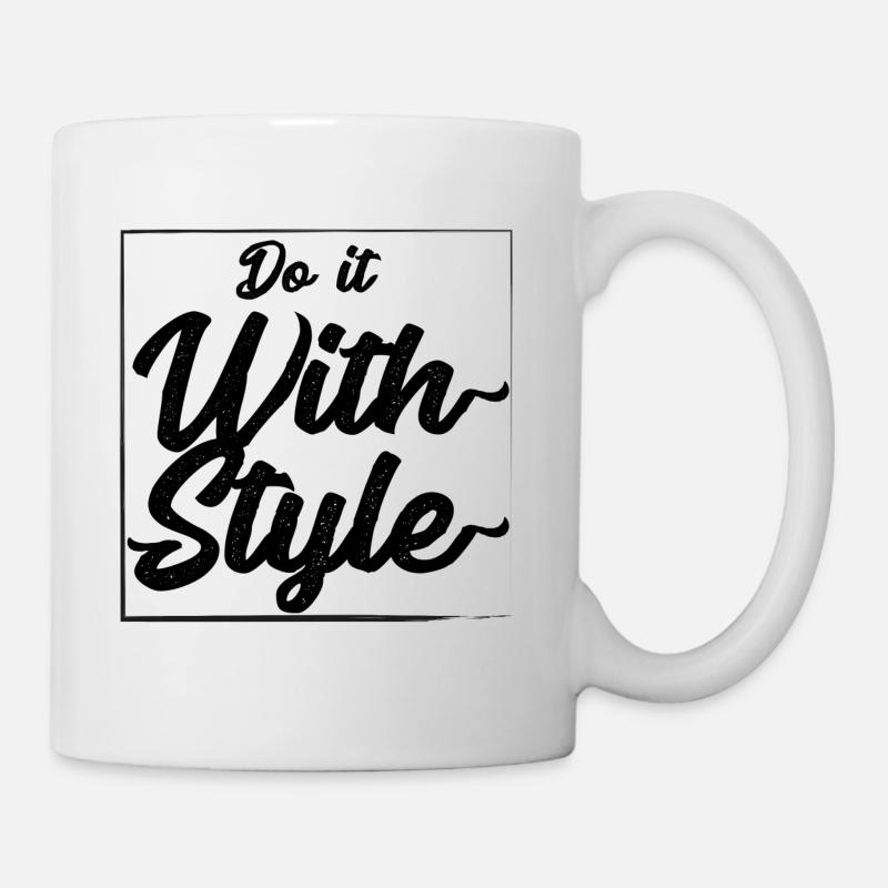 Do it with style - Mug - white
