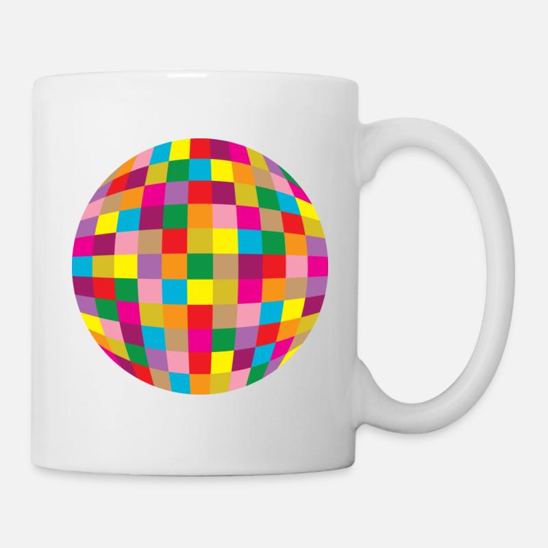 Disco ball - Tasse - Weiß