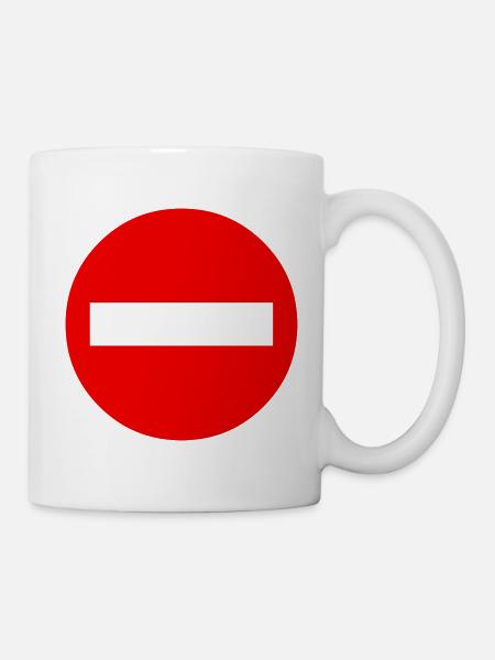 Interdite (V) - Mug blanc - blanc