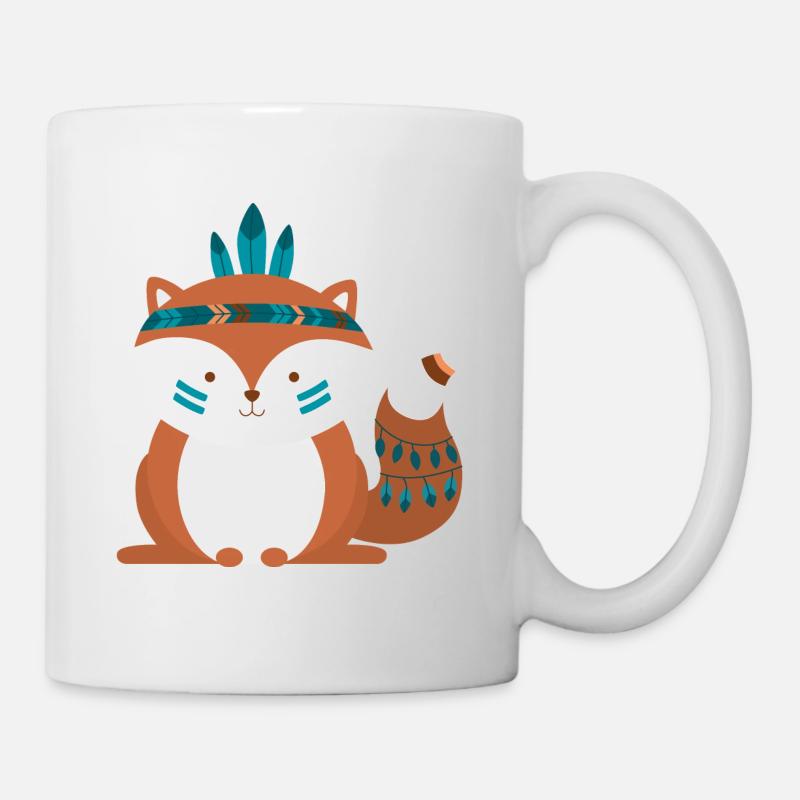 Fuchs indienne - Mug blanc - blanc