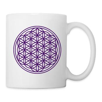 FLOWER OF LIFE - Tasse - Weiß - Rechts
