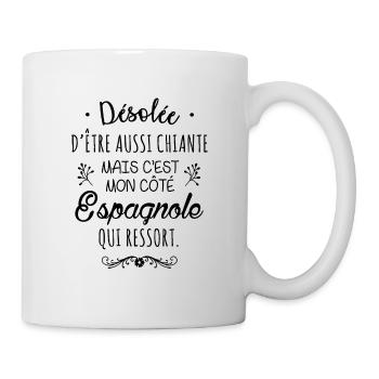 Mon côté Espagnole - Mug blanc - blanc - Droite