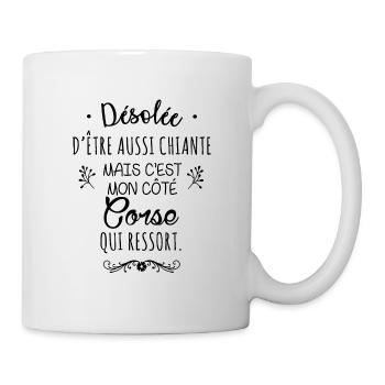 Mon côté Corse - Mug blanc - blanc - Droite