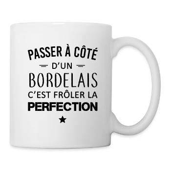 Perfection / Bordelais - Mug blanc - blanc - Droite