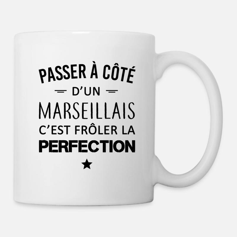 Perfection / Marseillais - Mug blanc - blanc