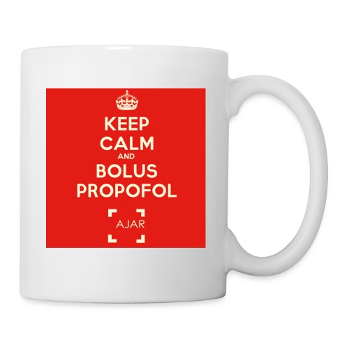 Keep calm and bolus PROPOFOL ! - Mug blanc