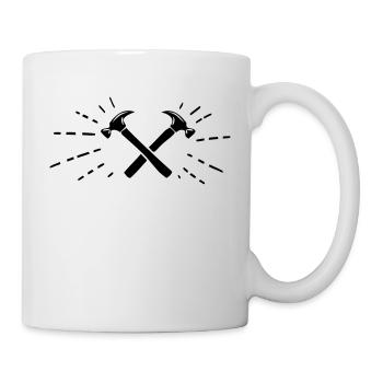 Atelier d’atelier de menuisier de menuisier - Mug blanc - blanc - Droite