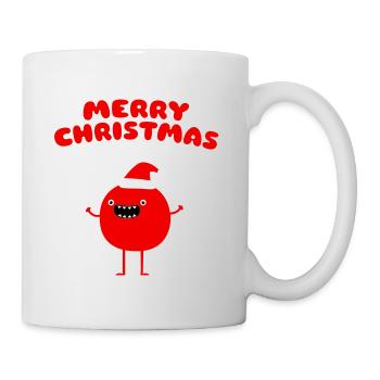 Funny Santa Claus - Merry Christmas - Mug blanc - blanc - Droite