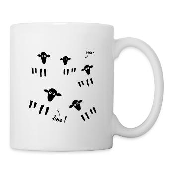 five sheep - Mug - white - Right