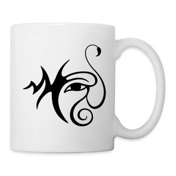 Œil-Scorpion 2 (monochrome) - Mug blanc - blanc - Droite
