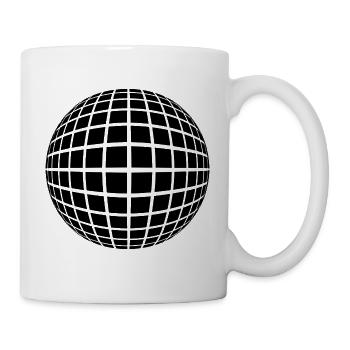 Boule Globe globe 3D cadeau idée cadeau - Mug blanc - blanc - Droite