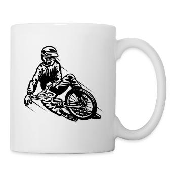 BMX / Mountain Biker 03_schwarz - Mug blanc - blanc - Droite