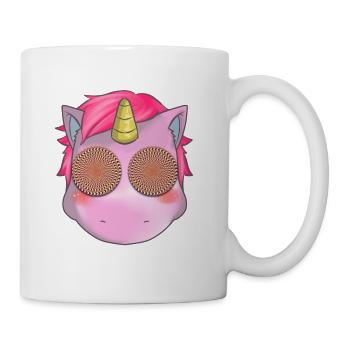 Unicorn hypnosis look - Mug - white - Right