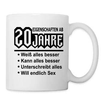 20_jahre - Mug - white - Right