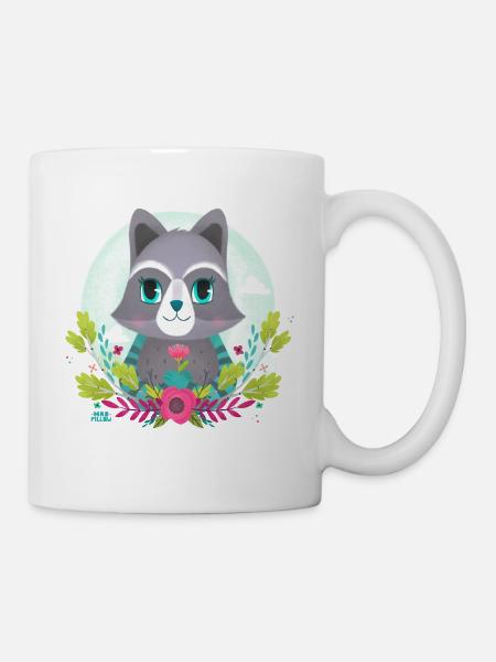 Raton Laveur - Mug blanc - blanc