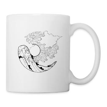 190 - Mug blanc - blanc - Droite