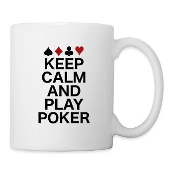 Poker Lover Poker Player Gift Card Game - Mug - white - Right