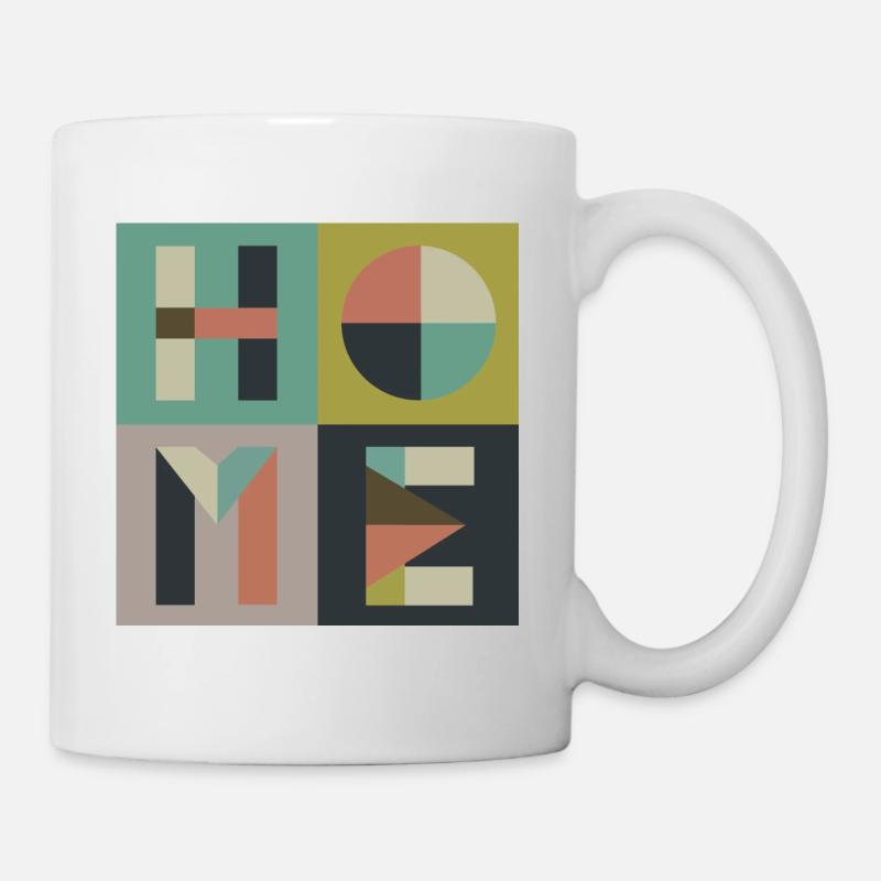 home - Mug blanc - blanc