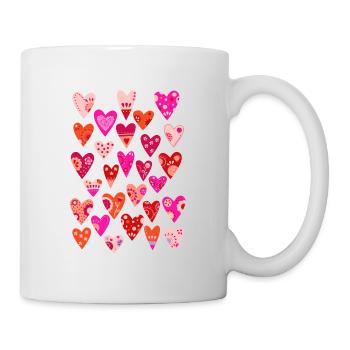 Hearts - Mug - white - Right